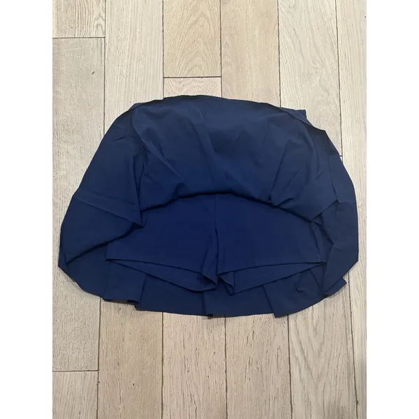 NEW JCrew Pleated Active Academic Preppy Skort Sz M Blue Performance Tennis‎ - Image 5