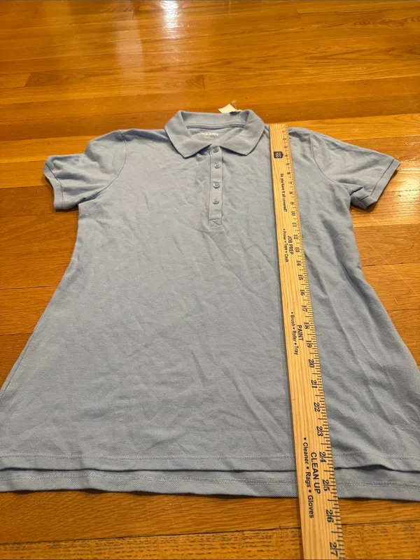 NWT Old Navy blue women’s button  down size small . - Image 4