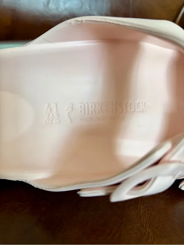 Birkenstock Women's EVA Arizona Sandals Rose light Pink Size 41 US 10 Waterproof - Image 4