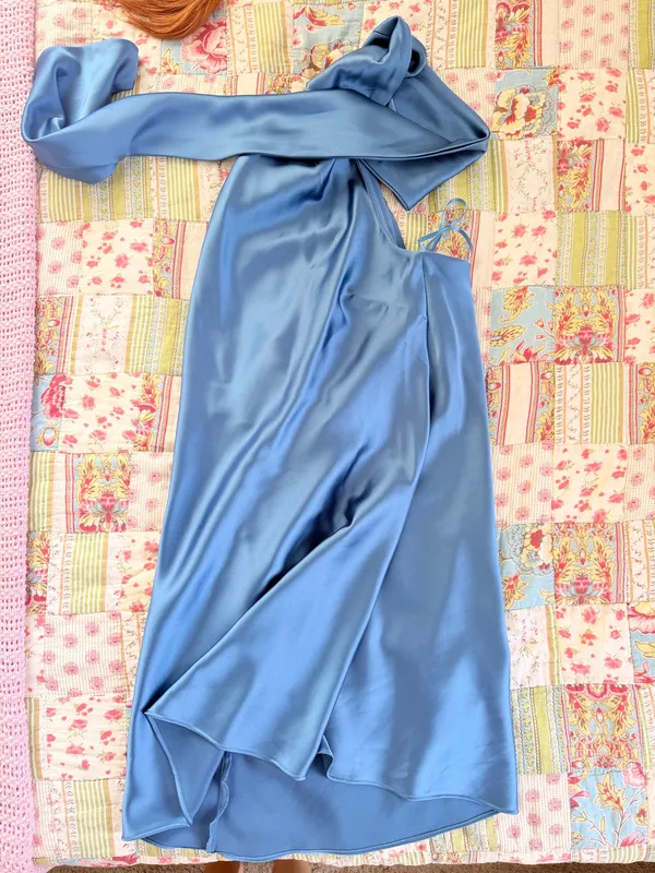 Lulus Alex & Sophia Silk Dress - Image 4