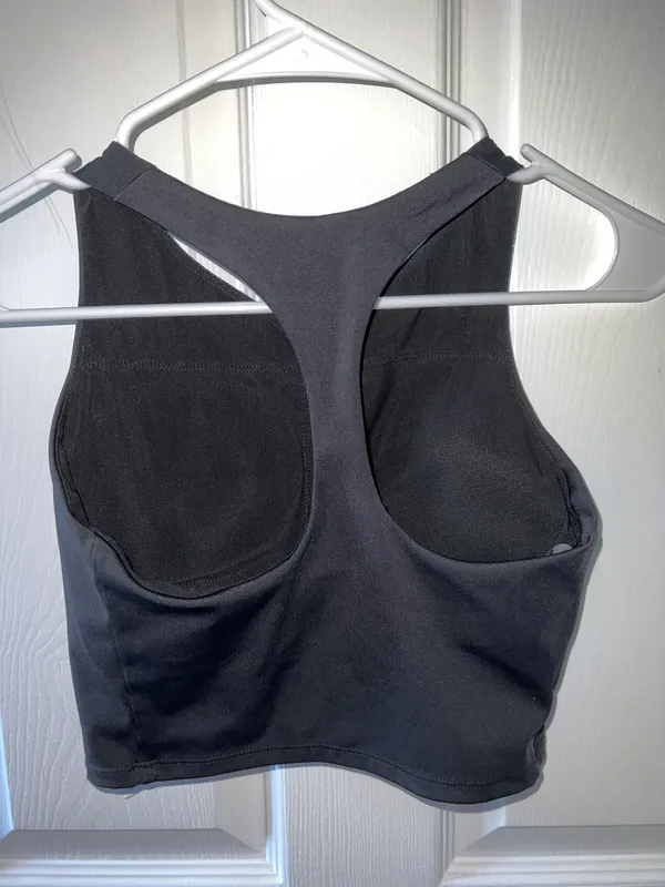 Black Racerback Tank Top - Image 2