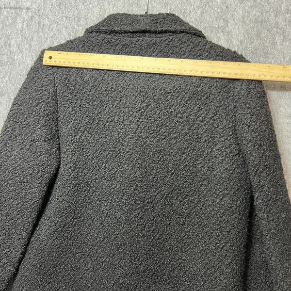 Vintage ILGWU Black Boucle Wool Jacket‎ Union Made Textured Blazer Coat - Image 6