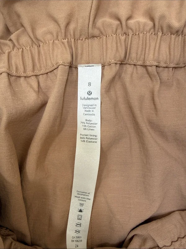 This Lululemon Trip Taker Skirt in Tan - Image 8