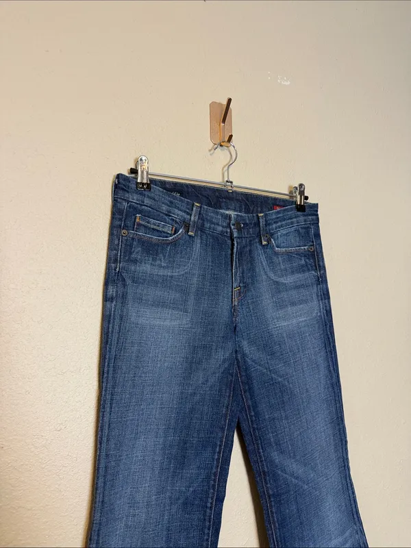 Citizens of Humanity Jeans Faye 003 Low Waist Full Leg Stretch USA Size 28‎ - Image 3