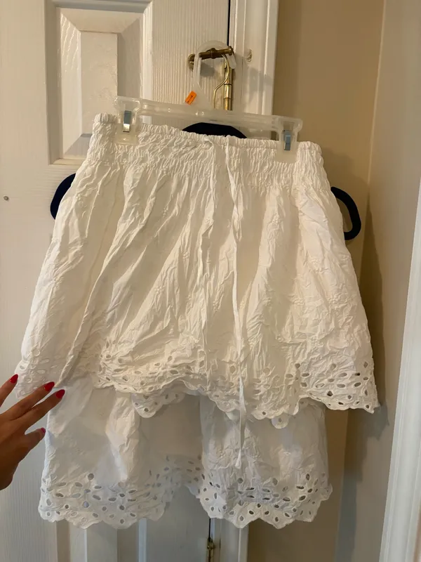Mustard Seed White Skort Set - Image 3