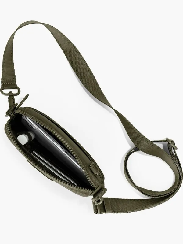 Dagne Dover Mara Neoprene Phone Sling/Crossbody Dark Moss/Olive Excellent Cond. - Image 9