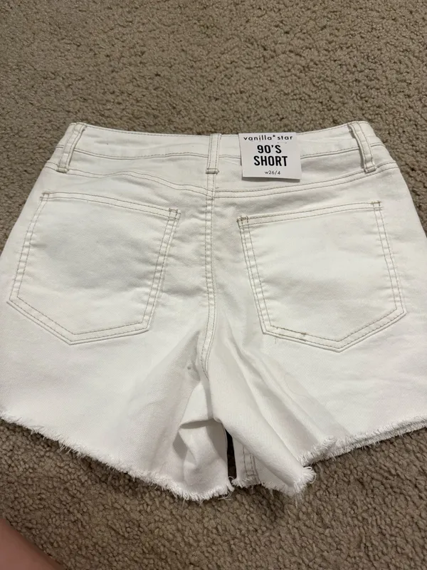 Vanilla Star Jeans White jean shorts - Image 5