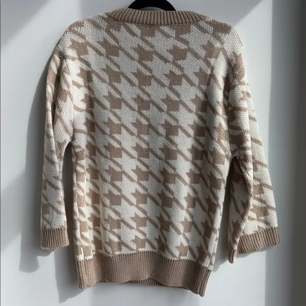 Princess Polly Beige Knit Oversized Sweater Size XS/S - Image 6