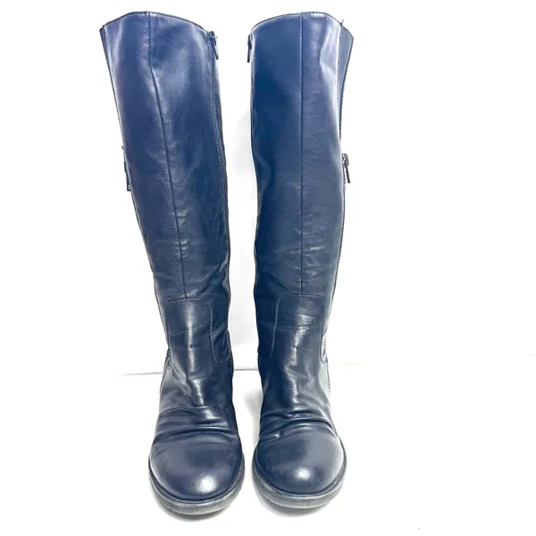 BareTraps Dalia Black Full Zip Tall Riding Boots Size 7 - Image 4