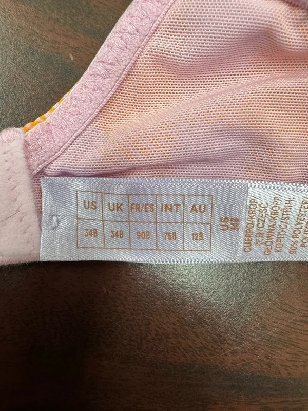 NWT Savage X Fenty Gingham Remix Low-Cut Balconette Bra Size 34B - Image 5