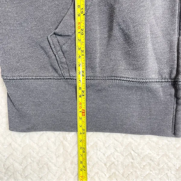Gap Logo Gray Y2K Zip Up Hoodie‎ Unisex Size Medium - Image 6