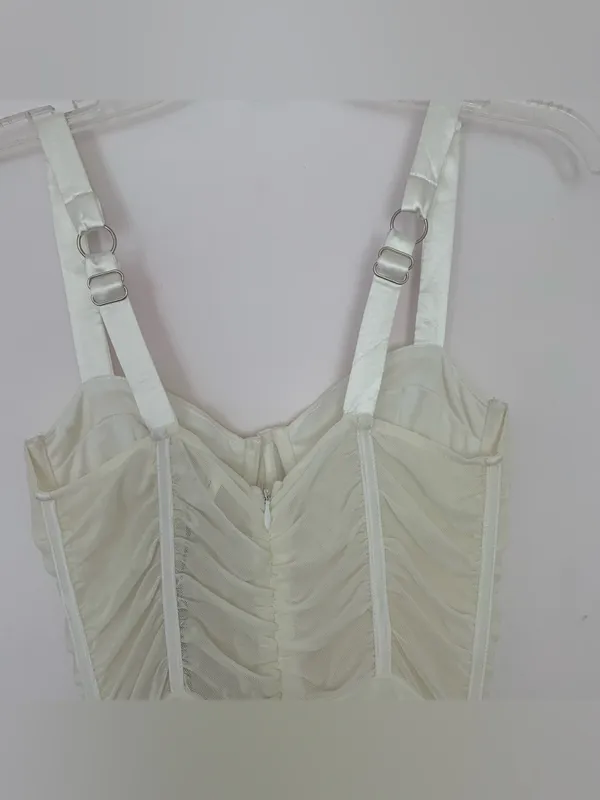 Leau Miami Mesh Corset Mini Dress - Image 5