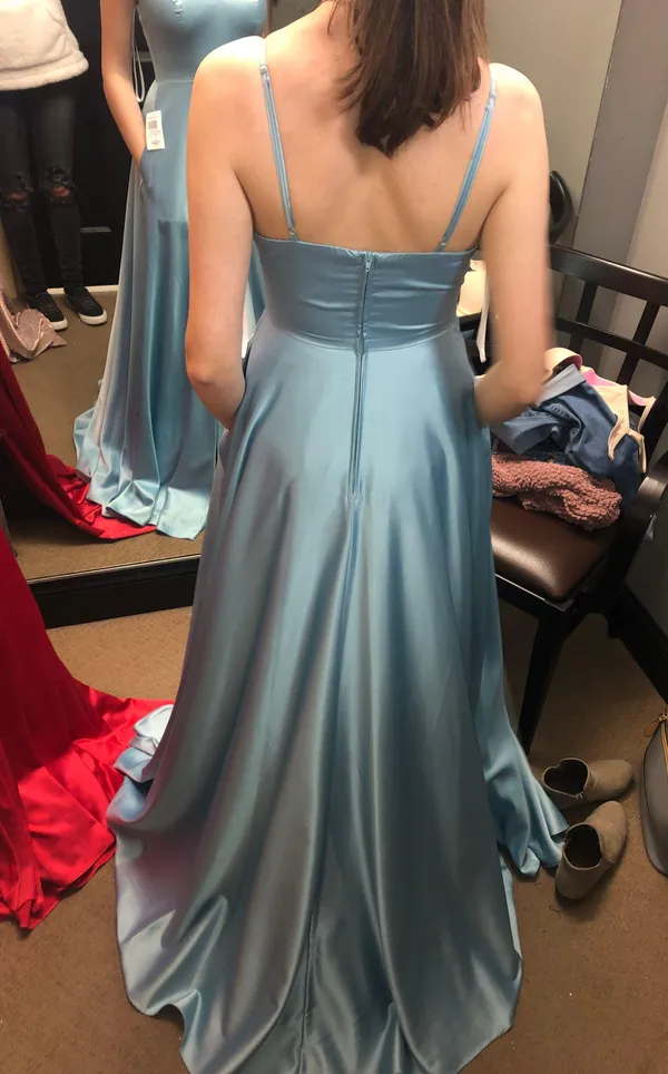 Light Blue Prom Dress Size 2 - Image 3