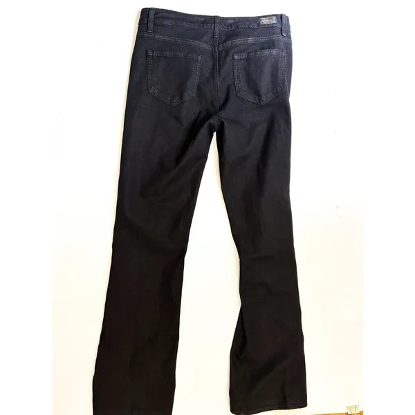 Paige Denim Black Bootcut Jeans Mid Rise 4-Way Stretch Women 29‎ x 31 - Image 4