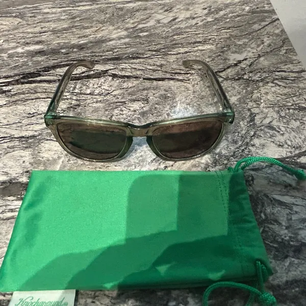 Knock around Stylish Green Sunglasses Brown - Image 5