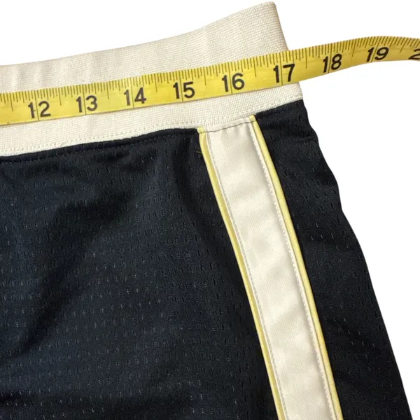 Nike Women’s Navy Athletic Running Shorts – White Stripe – Drawstring Waist - Image 4