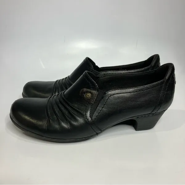 Rockport black leather Adele pumps loafers women’s size 8 business boho minimal‎ - Image 4