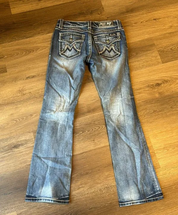 Miss me easy bootcut denim jeans size 28 ladies the M series - Image 2