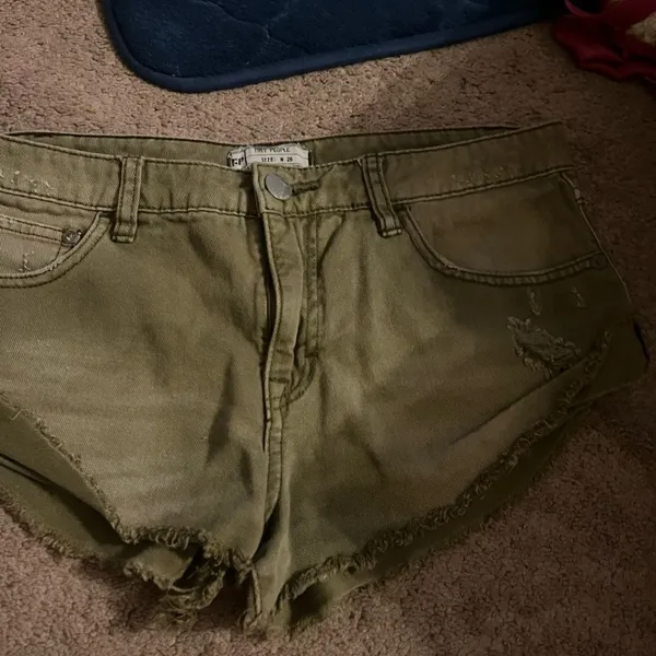 Free people green short shorts‎ 26 - Image 4