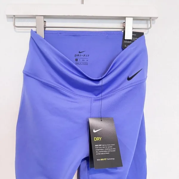 Nike One Leggings Size XS 7 8 Length Mid Rise Tight Fit Sporty‎ Clean Girl Yoga - Image 4