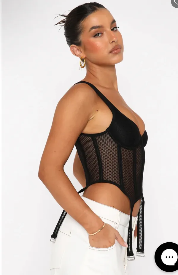 NWT White Fox Enlighten Me Bustier - Image 4