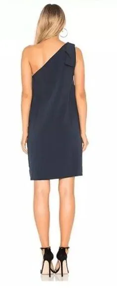 Elliatt Ophelia One Shoulder Dress Size Small Navy Pockets Special Occasion - Image 2