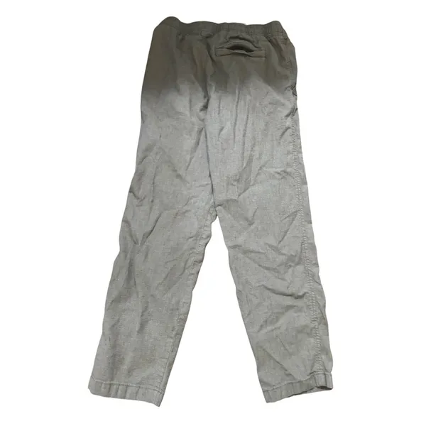 Hollister Linen Blend Pants Size XS Brown Loose Fit Drawstring‎ Casual Pants - Image 2