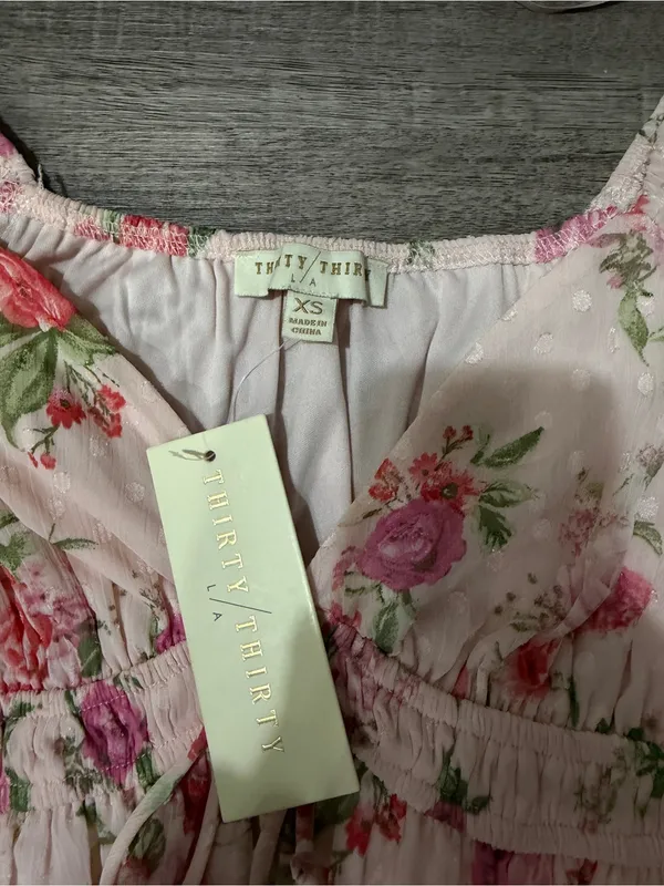 THIRTY THIRTY Floral Coquette Mini Dress - Image 3