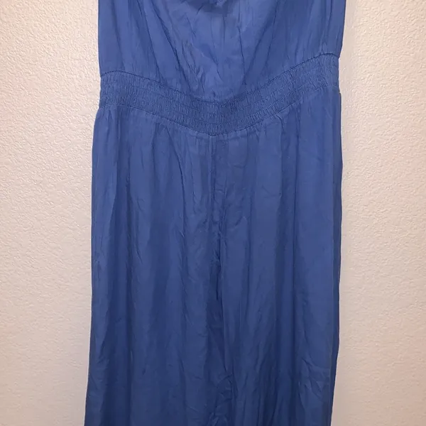 NWT O’Neill Malia XL blue strappy lightweight jumpsuit - Image 3