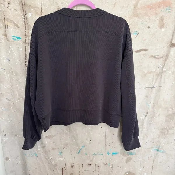 Lululemon Ribbed Softstreme Perfectly Oversized Cropped Crew - Image 4