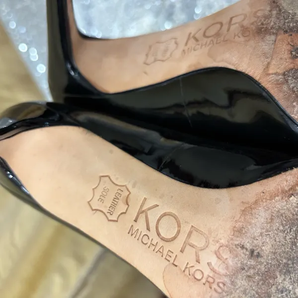Michael‎ Kors Black Patent Leather Flats - Image 8