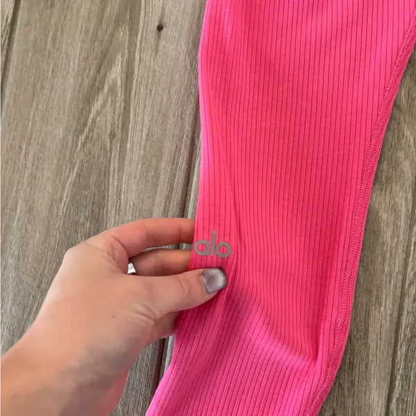 alo yoga ribbed leggings - Image 5