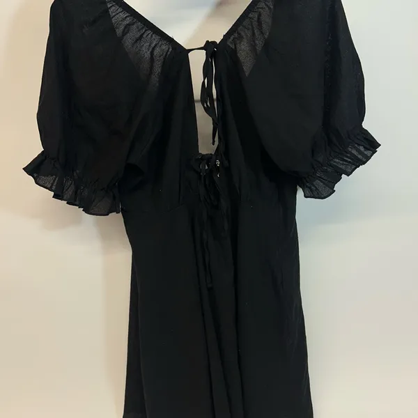 Princess Polly Women’s Size 10 Black Dress with Ruffle Detail - Image 5