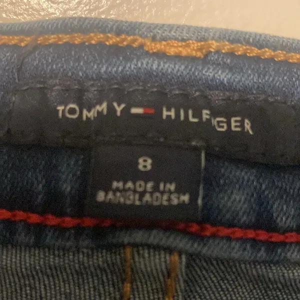 Tommy Hilfiger Women’s Size 8 Greenwich Skinny Blue Denim Pants - Image 4