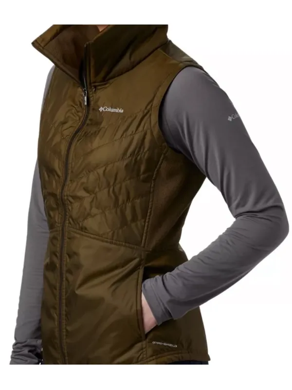 Columbia Women’s Mix It Around II Vest in Olive Green UPF 50+ - Size XL - Image 3