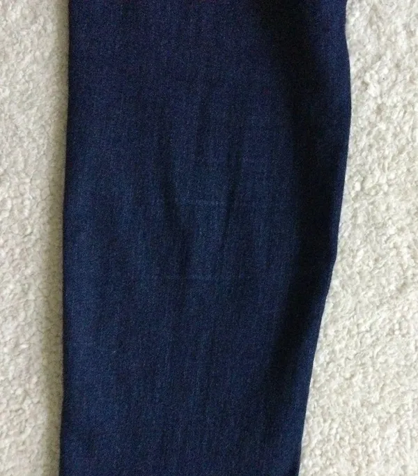 Old Navy Super Skinny Mid Rise Women's Dark Wash Blue Denim Jeans - Size 12 - Image 8