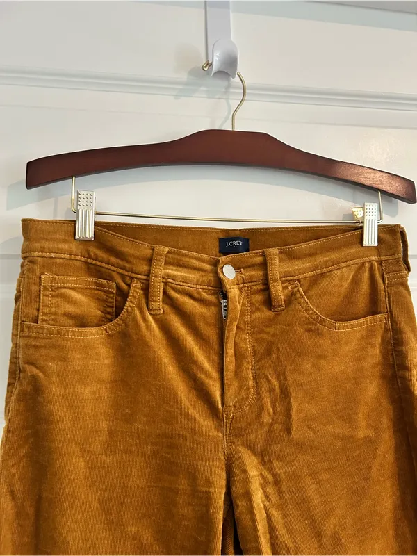 J Crew Corduroy Pants Golden Brown Size 29 - Image 2