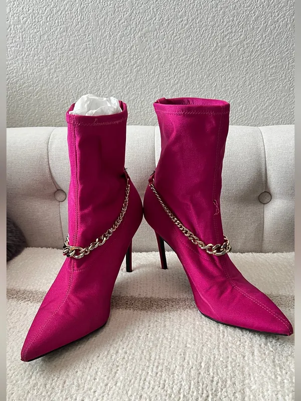 GUESS Fuschia Booties size 10 - Image 14