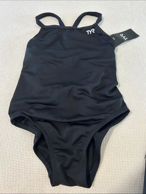 TYR Durafast Elite® Women's Diamondfit Swimsuit - Solid Black, 26(Small), NWT - Image 3