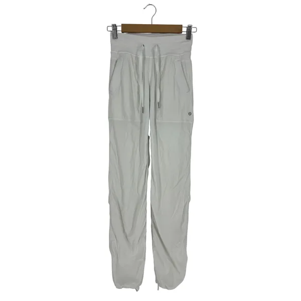 Lululemon Dance Studio Pant III Lined White Mid Rise Size 0 30" Inseam - Image 2