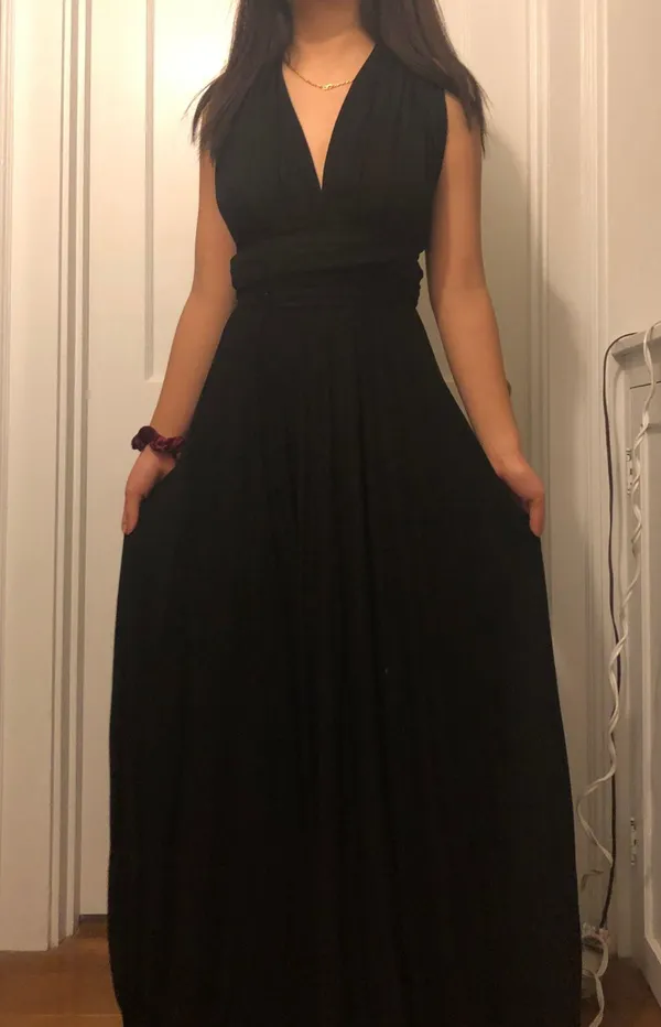 Lulus Convertible Black Maxi Dress - Image 3
