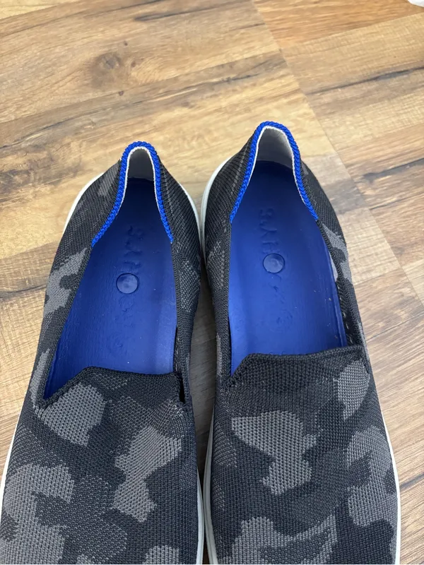 Rothy's The Original Slip On Sneaker Black Grey Camo Women’s - Image 5