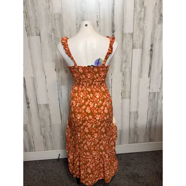 Coco & Sky Floral Smocked Maxi Dress – Ruffle Straps, Tiered Skirt, Boho Cottage - Image 5