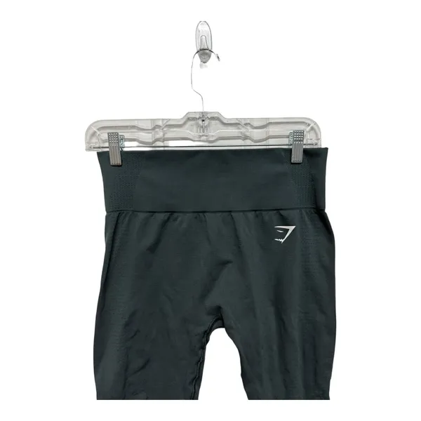 Gymshark Green Leggings Pants Size Medium Workout Gym Shark Seamless Vital - Image 2