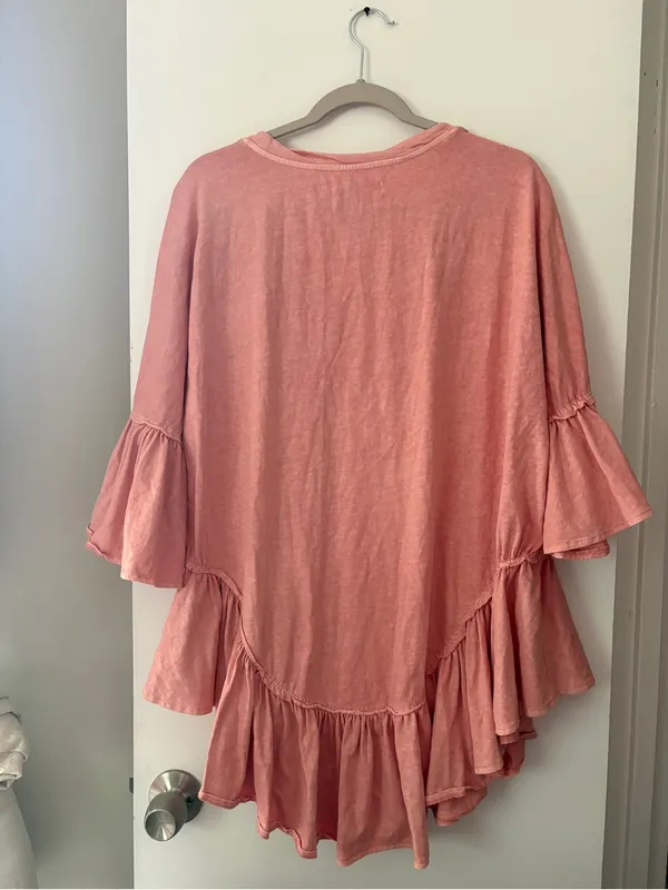 Free People Coral V-Neck Tunic - Image 5
