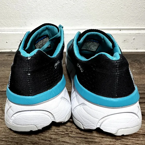 Hoka One One Cavu Running Shoes Sneakers PROFLY Lace Up Mesh Blue Black 7.5 - Image 5