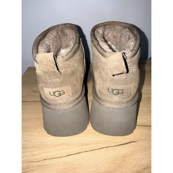 Ugg Classic Ultra Mini New Heights Boots Hickory Brown Women's Size 9 NEW‎ - Image 6