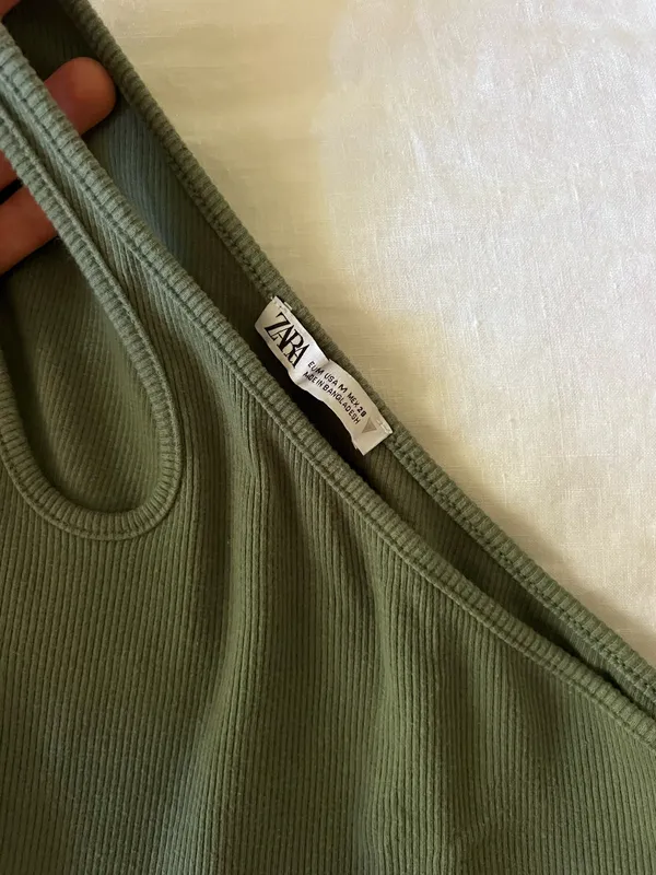ZARA One-Shoulder Tank Top - Image 3