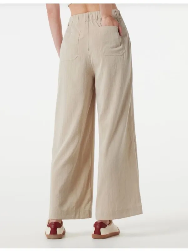 HALARA High Waisted Wide Leg Casual Pants with Pockets - Image 2