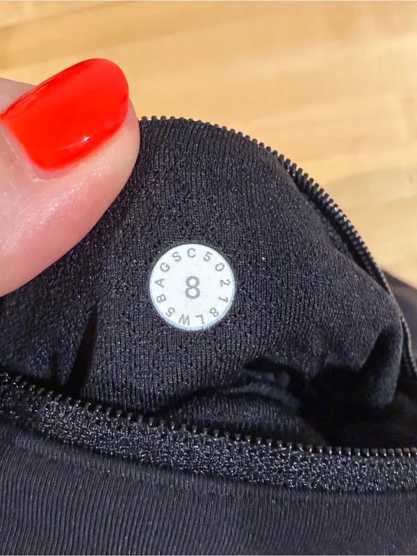 Lululemon Lululemon Chase The Pace 7/8 Tight *25" Leggings Black Size 8 - Image 4